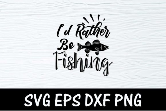 A Casual Fishing SVG Design Asset for T-Shirt Graphics
