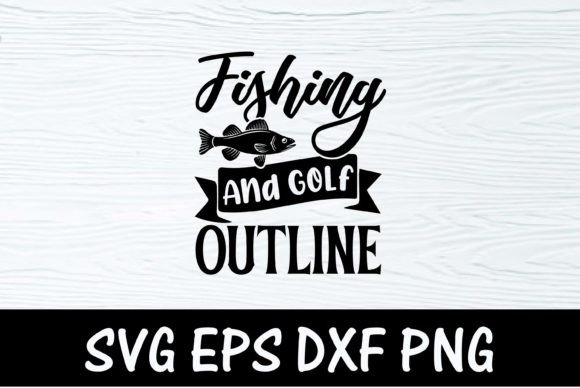A Minimalist Fishing & Golf Graphic for Lifestyle Content