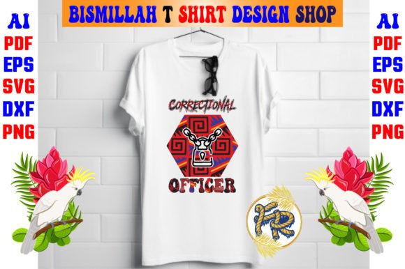 Correctional Officer SVG Shirt Graphics Review