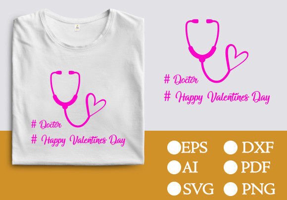 Doctor Valentine's Day T-Shirt Designs & Graphics Review
