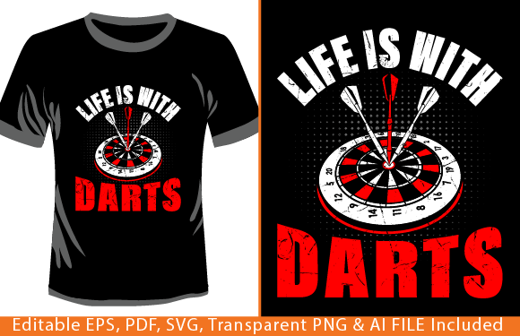 Life is Better with Darts T-Shirt Graphics: A Seller’s Review