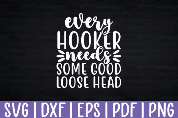 Rugby Hooker Player Joke Graphics for T-Shirt Designs