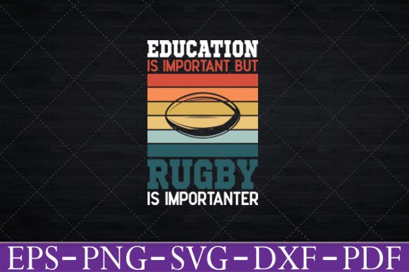 Rugby is Importanter Graphics & T-Shirt Designs Review