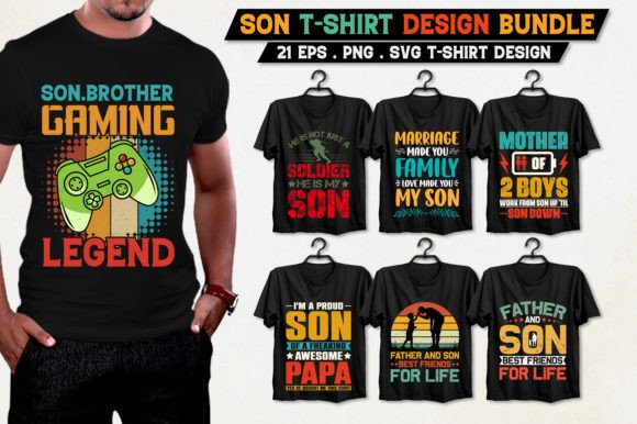 Son T-Shirt Design Bundle: Graphics & T-Shirt Designs Review